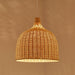 La playa rattan bamboo weave pendant light.