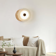 Aurora Travertine Wall Lamp-DWHOME