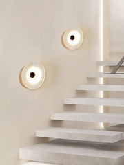 Aurora Travertine Wall Lamp-DWHOME