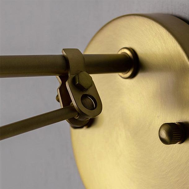 Mill House Short Arm Brass Wall Light.