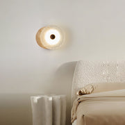 Aurora Travertine Wall Lamp-DWHOME