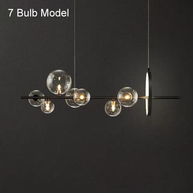 Soho modern luxury linear pendant light chandelier-DWHOME