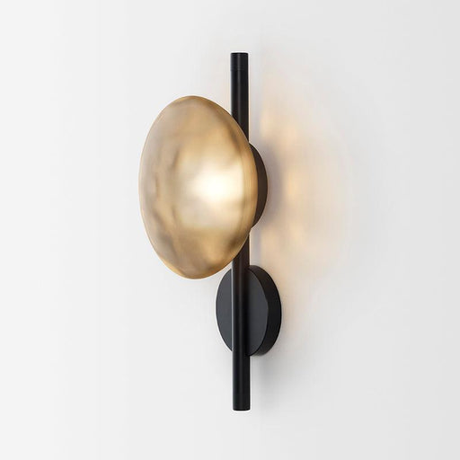 Stratus modern contemporary wall light - in black.