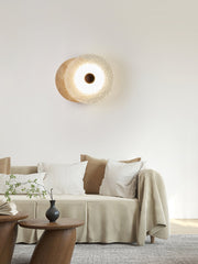 Aurora Travertine Wall Lamp-DWHOME