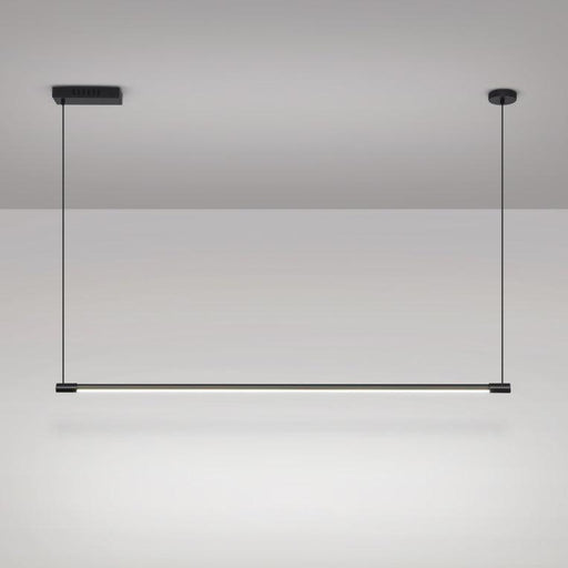 Linea minimalist strip line pendant light.