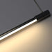 Linea minimalist strip line pendant light.