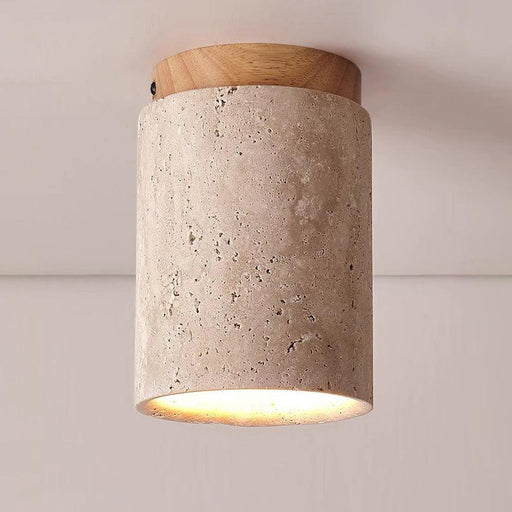 Sonoma Wood And Stone Minimalist Ceiling Light.