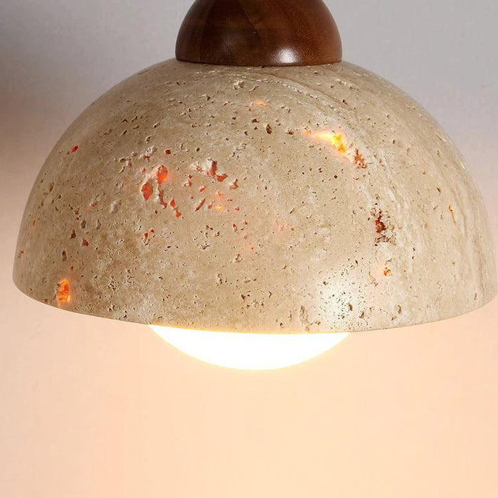 Sonoma Wood And Stone Minimalist Pendant Lights-DWHOME