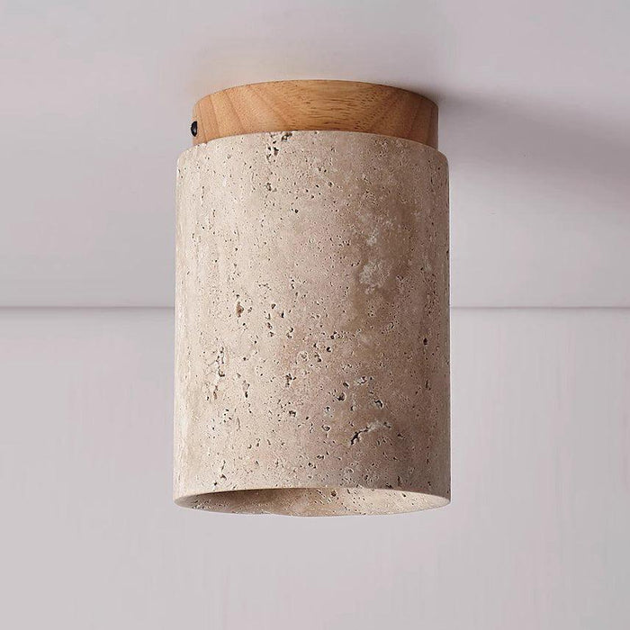 Sonoma Wood And Stone Minimalist Ceiling Light.