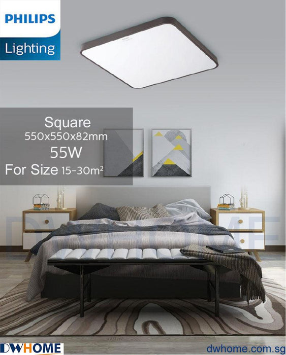 Philips LED CL867 Ceiling Light Round Square Rectangle Tunable Light With Simple Nordic Design Modern Atmosphere.