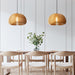 Septo Wooden Shade Japandi Pendant Light.