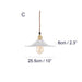 Odette Porcelain Shade Brass Fitting Pendant Light - DWHOME