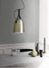 Kemi loft minimalist monochrome pendant light with strap handle.