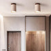 Sonoma Wood And Stone Minimalist Ceiling Light.