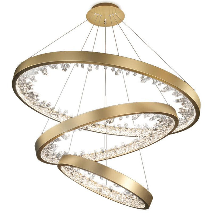 LED Modern Luxury Ring Design Pendant Light.