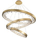 LED Modern Luxury Ring Design Pendant Light.