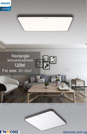Philips LED CL867 Ceiling Light Round Square Rectangle Tunable Light With Simple Nordic Design Modern Atmosphere-DWHOME