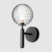 Nostra Minimalist Line Glass Globe Wall Light-DWHOME