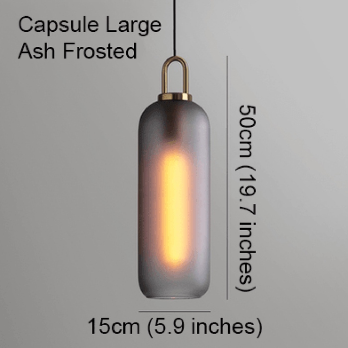 Yayoi Glass Globe Brass Fitting Pendant Light-DWHOME