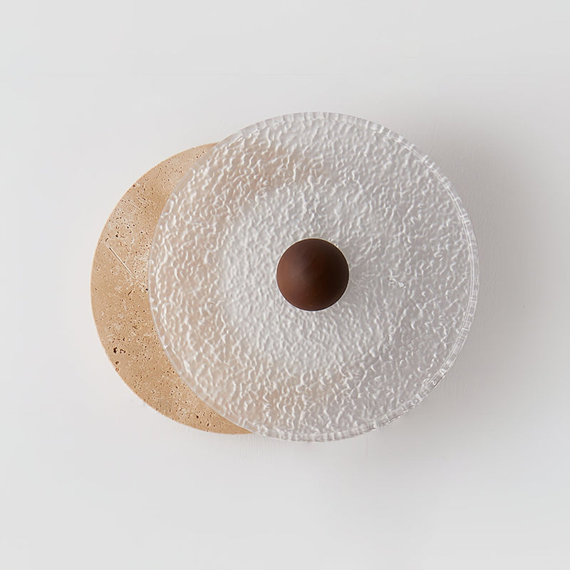 Aurora Travertine Wall Lamp-DWHOME