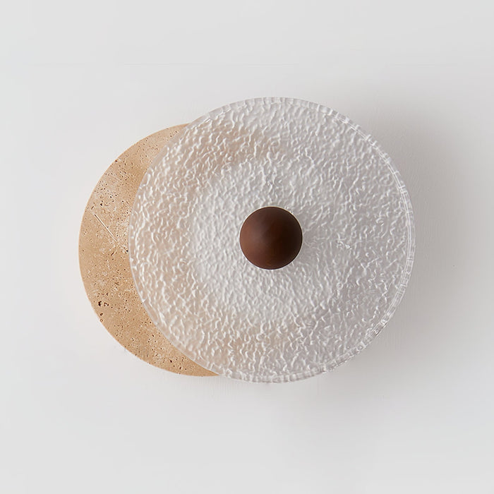 Aurora Travertine Wall Lamp-DWHOME