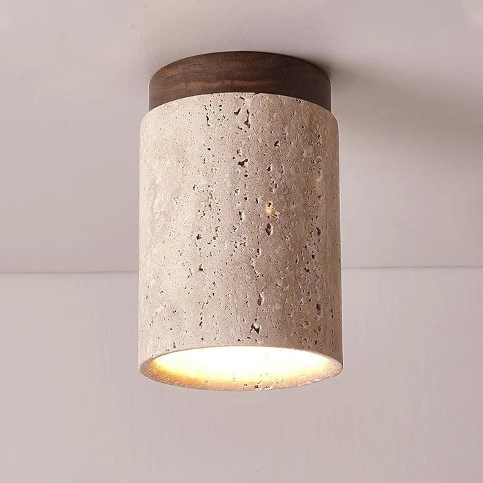 Sonoma Wood And Stone Minimalist Ceiling Light.