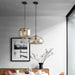 Millow Glass Shade Brass Fitting Pendant Light.