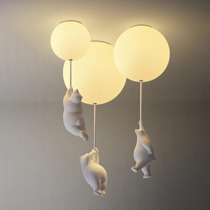 The Flying Bears Children Nursery Ceiling Light.