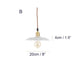 Odette Porcelain Shade Brass Fitting Pendant Light - DWHOME