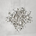 Nordic creative stainless steel sequin chandelier.