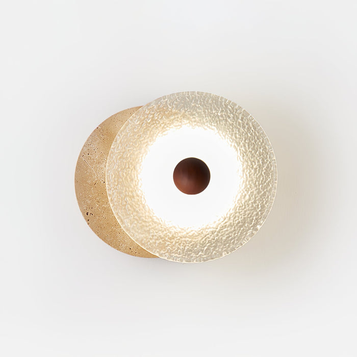 Aurora Travertine Wall Lamp-DWHOME