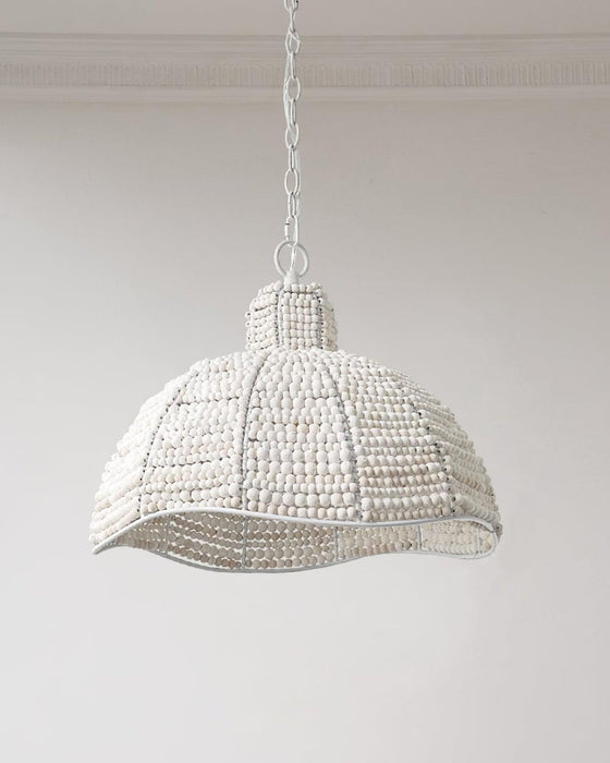 Obispo Wood Beads Pendant Lamp.