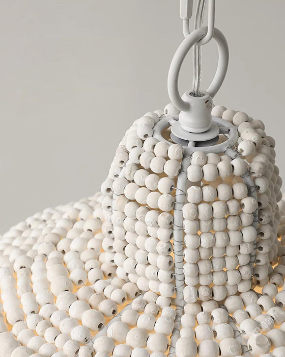Obispo Wood Beads Pendant Lamp-DWHOME