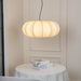 Oblate Silk Pendant Lamp-DWHOME