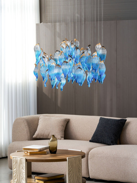 Ocean Drift Blown Glass Customize Chandelier - Vakkerlight