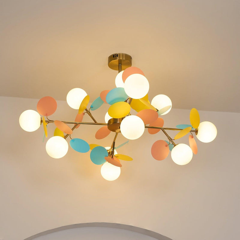 Off White Tree Chandelier-DWHOME