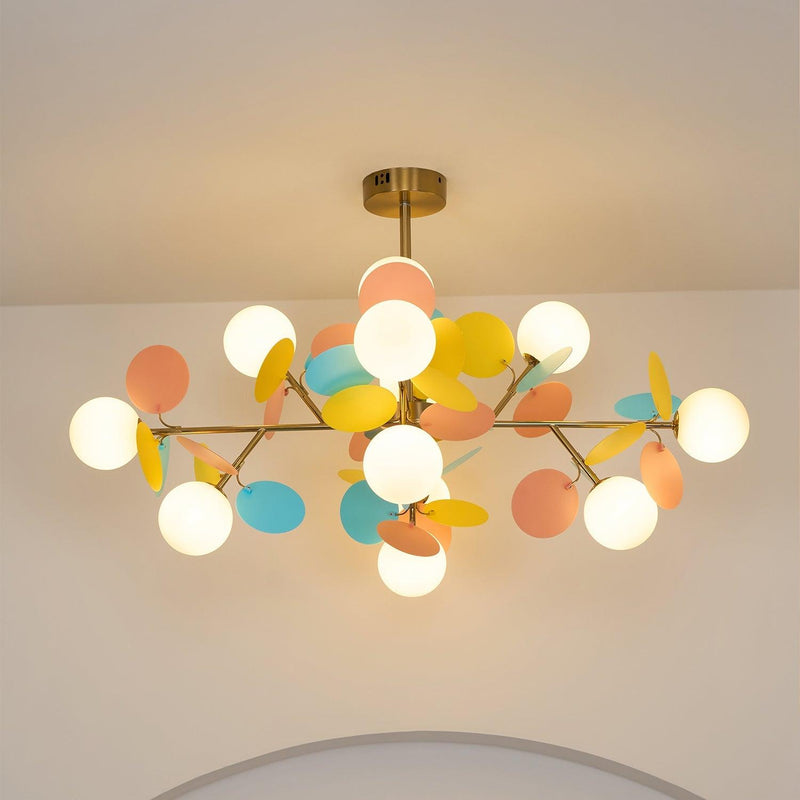 Off White Tree Chandelier-DWHOME