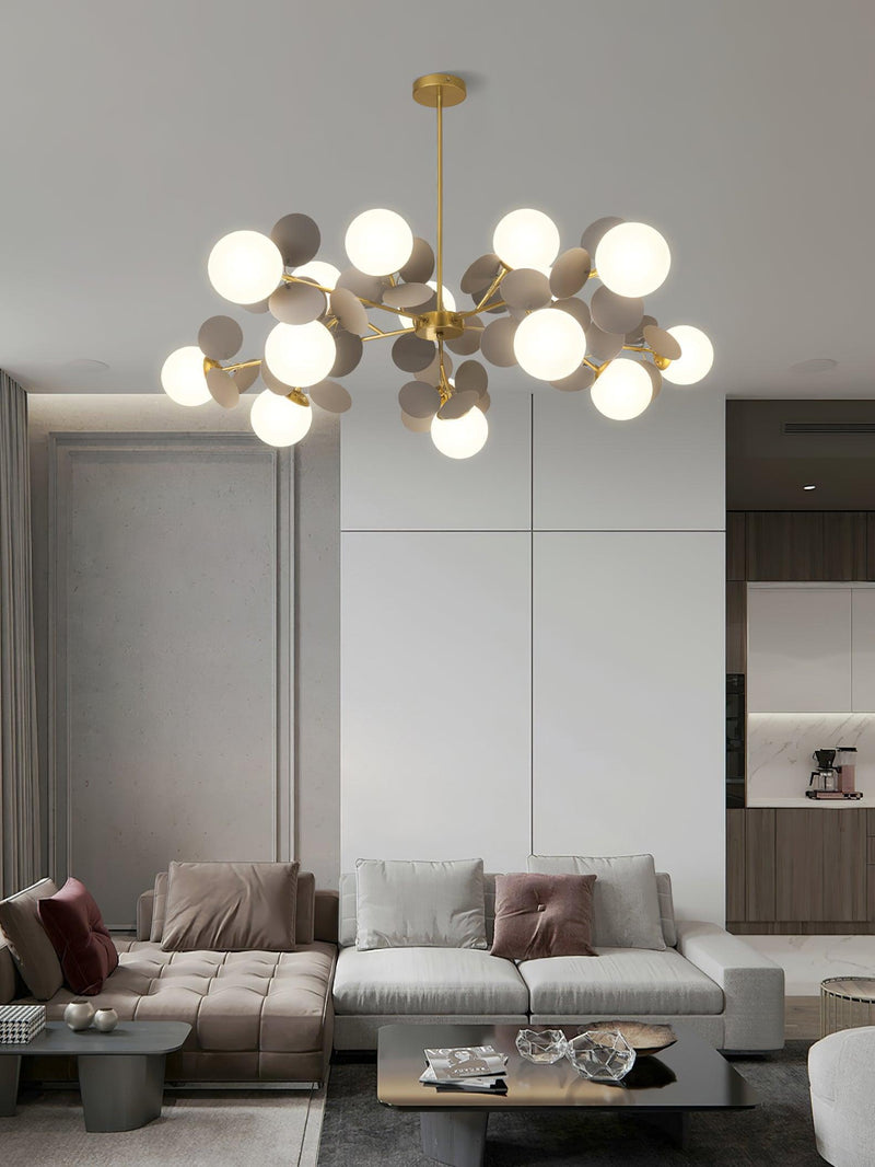Off White Tree Chandelier-DWHOME
