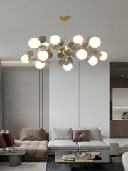 Off White Tree Chandelier-DWHOME