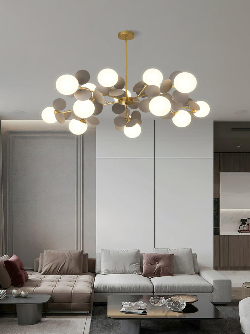 Off White Tree Chandelier-DWHOME