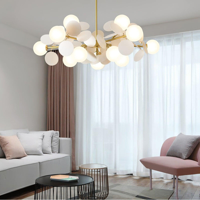 Off White Tree Chandelier-DWHOME