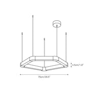Ola Single Ring Chandelier-DWHOME
