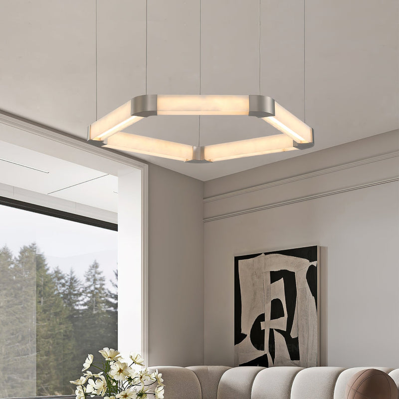 Ola Single Ring Chandelier-DWHOME