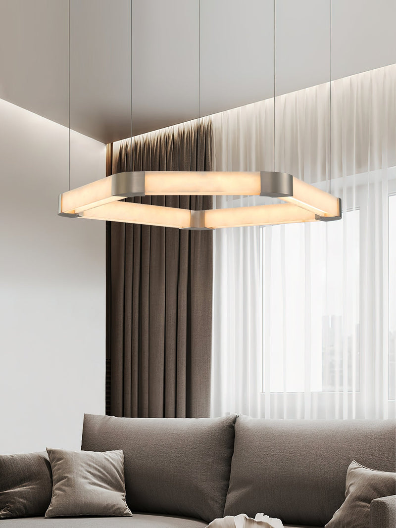 Ola Single Ring Chandelier-DWHOME