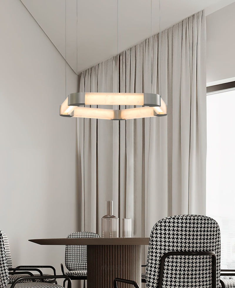Ola Single Ring Chandelier-DWHOME
