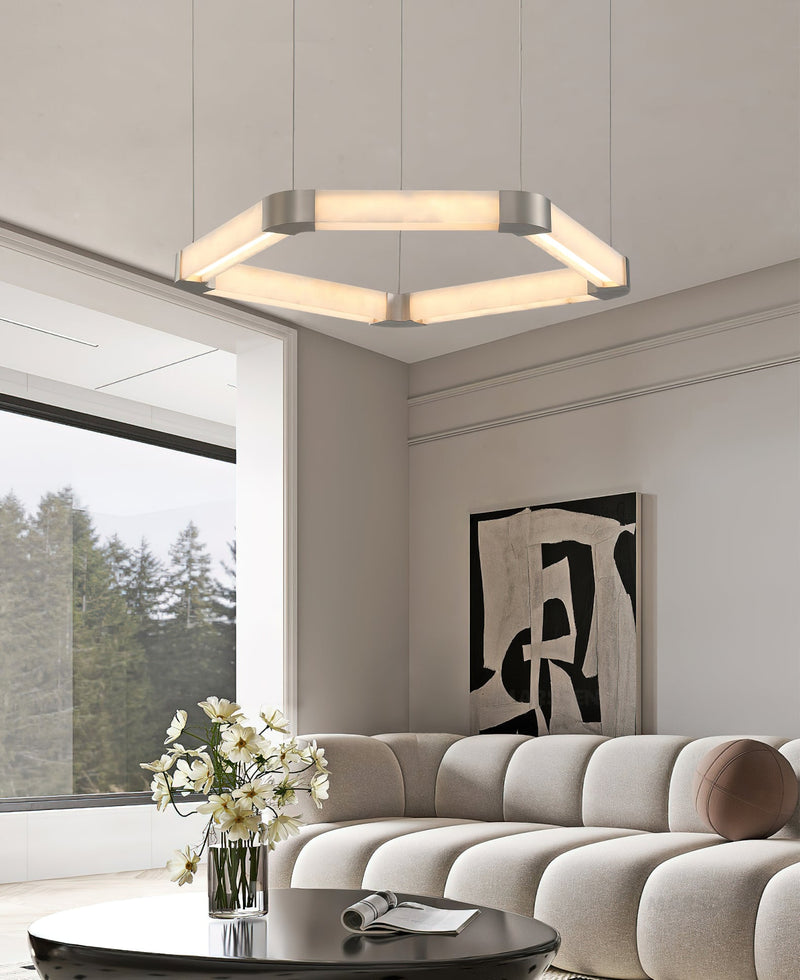 Ola Single Ring Chandelier-DWHOME