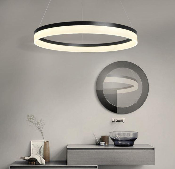 Olaug Modern Large Single Circle Ring Ceiling Light.