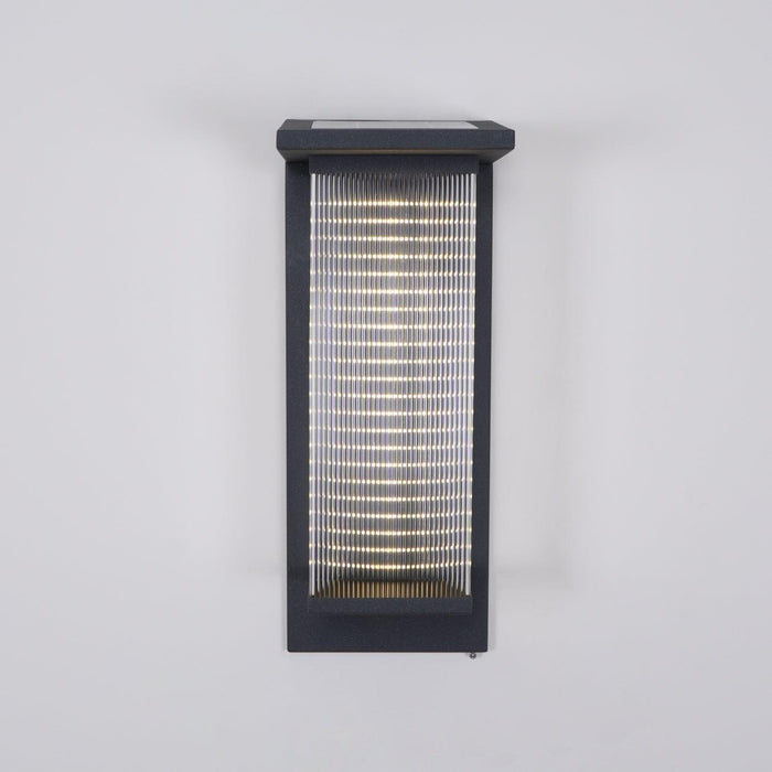 Oleron Box Outdoor Solar Wall Lamp - DWHOME