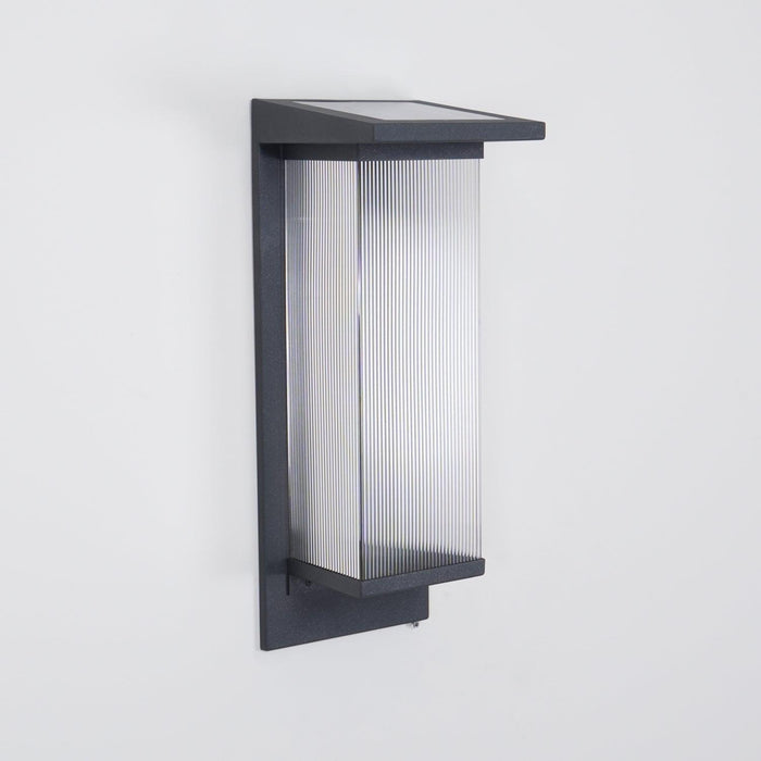 Oleron Box Outdoor Solar Wall Lamp - DWHOME