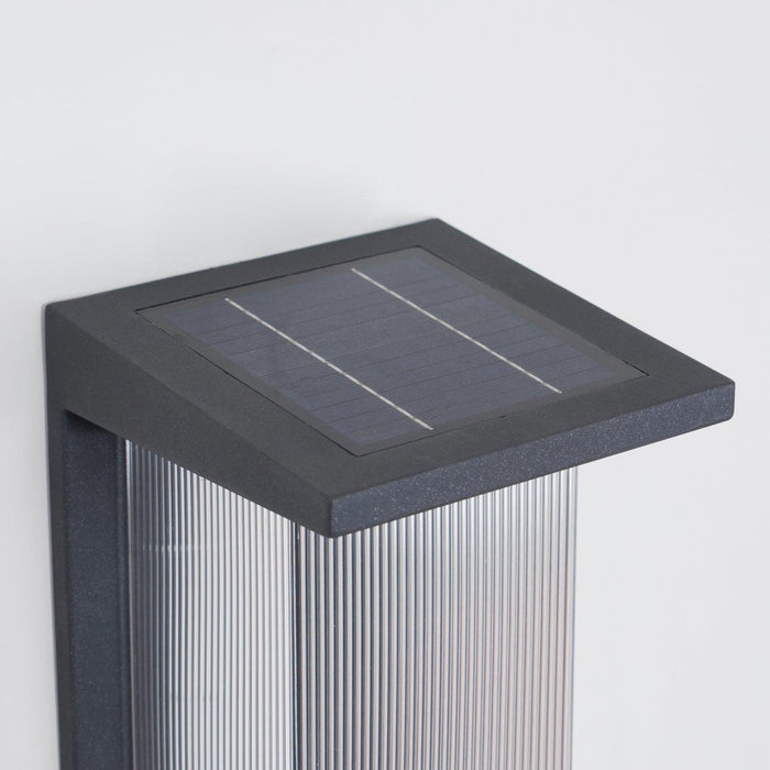 Oleron Box Outdoor Solar Wall Lamp - DWHOME